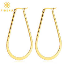 Modern Stainless Steel Dangle Earrings For Women Jewelry Accessories